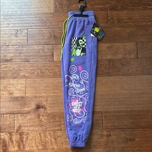 Purple Kids Joggers Beetlejuice NWT